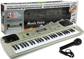 Mamido Dětský keyboard s příslušenstvím - mikrofon, USB