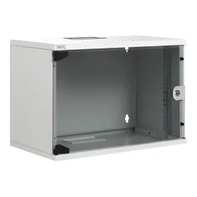 Digitus SoHoline 12U šedá / Rozvaděč / 19" / Nástěnný / Skleněné dveře / Nosnost 60 kg (DN-19 12-U-S-1)