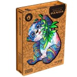 UNIDRAGON dřevěné puzzle - Panda, velikost KS (31x41cm)