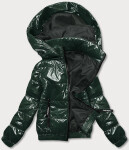 Zelená dámská bunda (B9785-10) odcienie zieleni