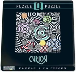 CURIOSI Čtvercové puzzle Q Shake: Vzor V
