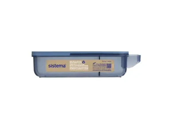 Sistema Ocean Bound Slide n Snack Dělený svačinový box 445 ml modrá (8592001419490)