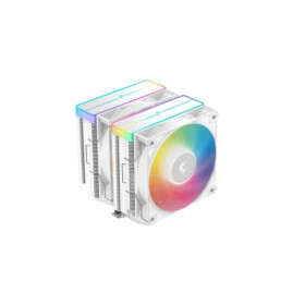 DEEPCOOL CPU Chladič AG620 WH ARGB V2, 2x120mm, LGA1851, AM5, bílá EDF_1808026