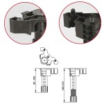 Fennel rektifikační nožka 140-210 :: vrut (284300)