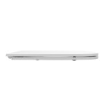 Mereo WC set - Rimless WC hranaté, modul pro sádrokarton, chrom hranaté tlačítko lesklé MM02NSETRS322