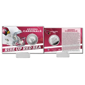 Mince Arizona Cardinals NFL Team History Highland Mint Silver Coin Card
