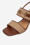 Sandály NINE WEST 2489-19 Syntetický materiál