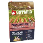 Ontario Puppy Junior Large Chicken Potatoes 2.25kg / Granule pro štěňata (214-10435)