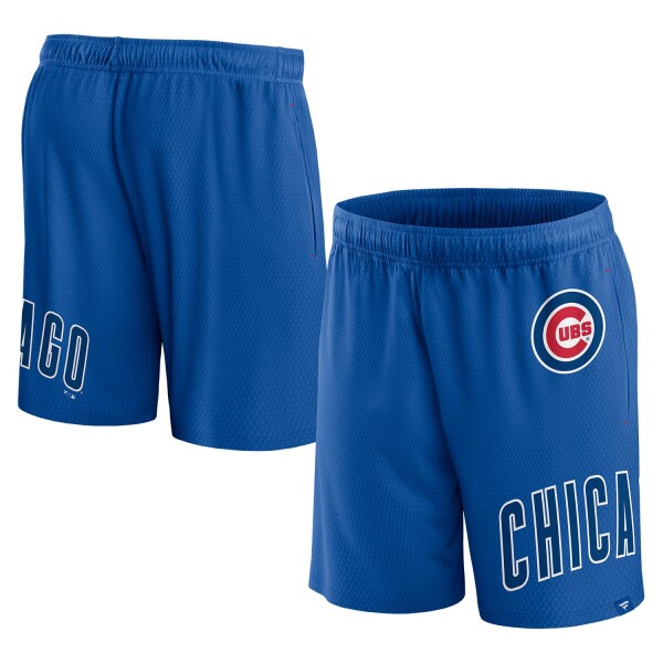 Fanatics Pánské kraťasy Chicago Cubs MLB Clincher Mesh Shorts Velikost: S