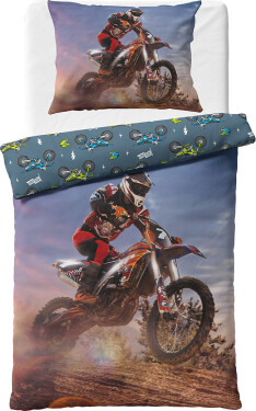 Bavlněné povlečení Motokros Závod v Poušti