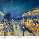 Nástěnný kalendář Helma 2024 - Impressionism, 30 x 30 cm