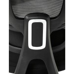 Kancelářská židle, černá síťovina, posuvný opěrák, plastový kříž, kolečka na tvrdé povrchy