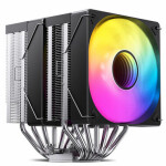 THERMALTAKE TOUGHAIR 510 šedá / Chladič CPU / 2x 120 mm / 2000 RPM @ 23.6 dB / 58.35 CFM / 4 pin (CL-P075-AL12BL-A)