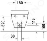 DURAVIT - Starck 3 Závěsný bidet s přepadem, s WonderGliss, bílá 22801500001