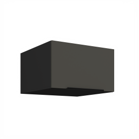 Horní skříňka Aria 60 NAGU-36 1F Barva korpusu: Černá, Barva dvířek: GR - Graphite AFM