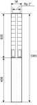 Ponorné čerpadlo EVAK V4S-14M07, 400V, 2.2kW, 2m kabelu