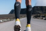 Kompresní lýtkové Compressport R2 Oxygen BLACK/STEEL GREY Velikost: cm obvod lýtka