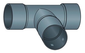 MIDAS Strabusil odbočka - T DN 200/200 - 90°