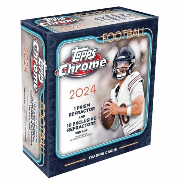 2024 Topps Chrome Football Mega box - karty NFL