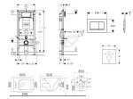 GEBERIT - Duofix Set předstěnové instalace, klozetu Arkas I a sedátka softclose, tlačítko Sigma30, bílá/bílá mat SANI11CA3156