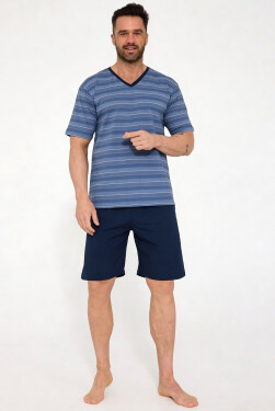 Pyžamo Cornette Various 330/51 kr/r 3XL-5XL džínovina 4XL