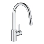 GROHE - Eurosmart Cosmopolitan Dřezová baterie s výsuvnou sprškou, chrom 31481001