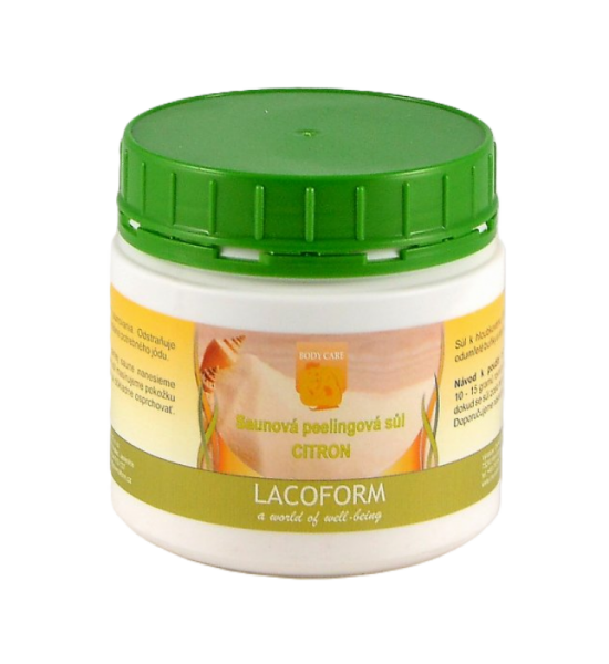 Peelingová sůl 500g - Citrón