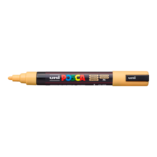 Posca popisovač PC-5M, 1,8 2,5 mm, meruňková