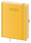 Denní diář 2027 B6 Print Pop žlutý