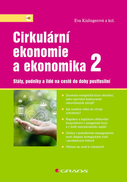 Cirkulární ekonomie a ekonomika 2 - Eva Kislingerová, kolektiv autorů