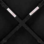 Židle jídelní, zelená látka, nohy černý kov