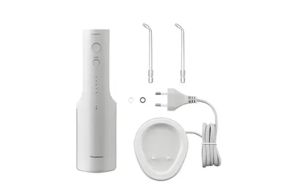 Panasonic EW-DJ66 bílá / Ústní sprcha / ultrazvuková technologie / 5 stupňů tlaku / nádržka 200 ml / IPX7 (EW-DJ66-W303)
