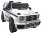 Mamido Elektrické autíčko Mercedes G63 bílé