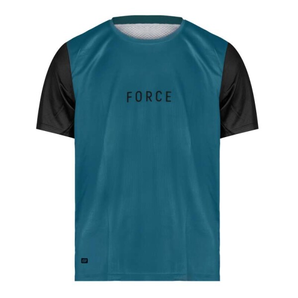 Dres FORCE MTB RULES kr. rukáv, modrý, vel. 5XL (Barva modrá)