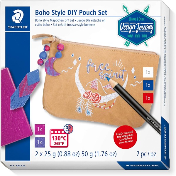 Staedtler Staedtler, 61 DJT4, Design Journey Boho Style, kreativní sada, pouzdro, 7 ks