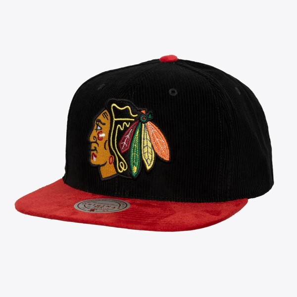Mitchell & Ness Pánská kšiltovka Chicago Blackhawks NHL Sueduroy Snapback
