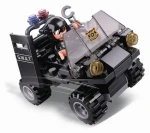 Sluban B0638C Policie SWAT Čtyřkolka