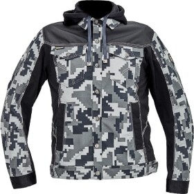 CRV Cerva Cerva Neurum Camouflage Montérková bunda s kapucí antracitová