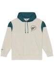 Mitchell & Ness Pánská mikina Miami Dolphins NFL Retro Roots French Terry Hoodie Velikost: XL