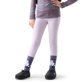 Dětské merino spodky SMARTWOOL Kids' Classic Thermal Merino Base Layer, Lavender Sky Heather velikost: XS
