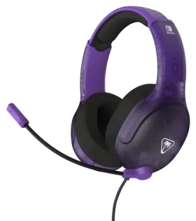 Turtle Beach Airlite Fit fialová / Herní sluchátka / Nintendo Switch / 3,5 mm jack / 40mm měniče