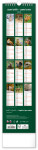 Nástěnný kalendář vázankový/kravata 2026 NOTIQUE - Lesní zvěř – Lesná zver, 12 x 48 cm