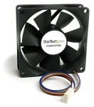 StarTech Ventilátor do PC skříně 80 mm černý / Ventilátor / 80x80x25 mm / PWM / Molex 4-pin (FAN8025PWM)