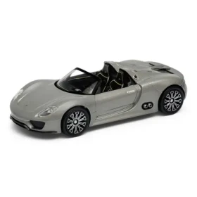 Welly Porsche 918 Spyder (concept) stříbrná