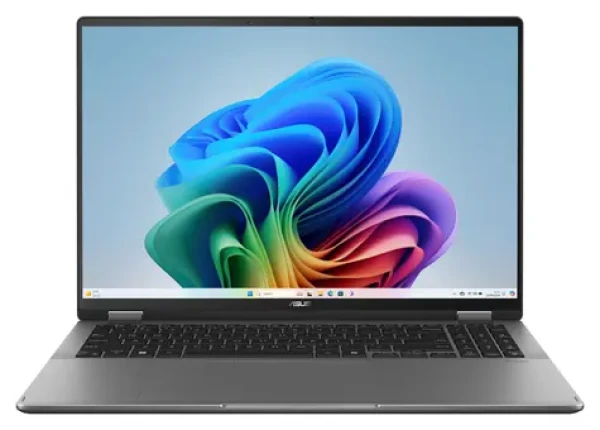 Asus Vivobook 16 Flip TP3607SA-OLED099W šedá / Konvertibilní notebook / 16" WUXGA OLED T / Intel Core Ultra 7 258V (TP3607SA-OLED099W)