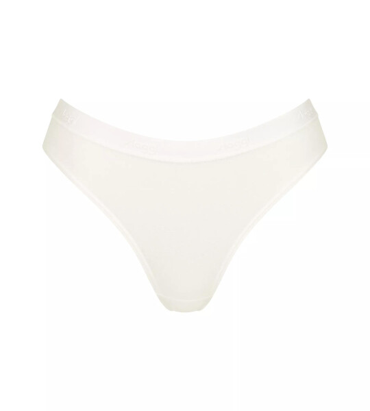 Dámské kalhotky GO Casual High legi - WHITE - bílé 00GZ - SLOGGI WHITE S