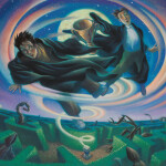 Nástěnný poznámkový kalendář 2026 NOTIQUE - Harry Potter, 30 x 30 cm