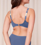 Dámská plavková podprsenka Summer Allure W sd 01 modré/ecru - Triumph 38G