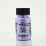 Metalická akrylová barva Cadence Dora Metalic - levadulová, lavander / 50 ml