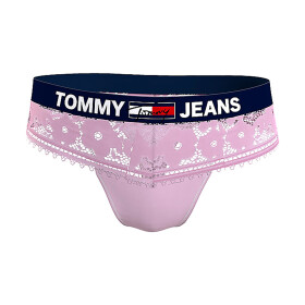 Dámská tanga Jeans Lace UW0UW03950-TOB - Tommy Hilfiger L